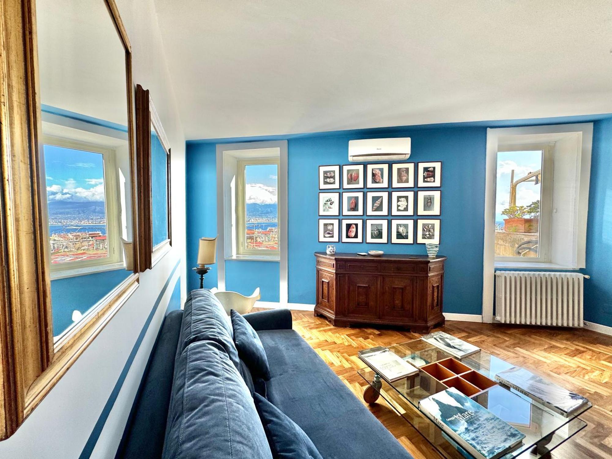 Apartment Alma De Templarsf - Stunning Design With Sea View And Terrace Naples